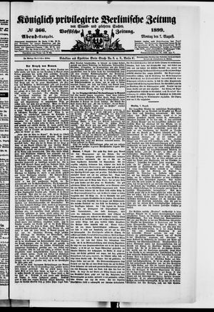 Königlich privilegirte Berlinische Zeitung von Staats- und gelehrten Sachen vom 07.08.1899