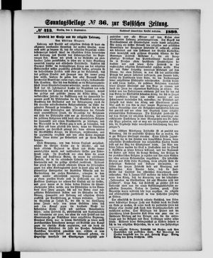 Königlich privilegirte Berlinische Zeitung von Staats- und gelehrten Sachen vom 03.09.1899