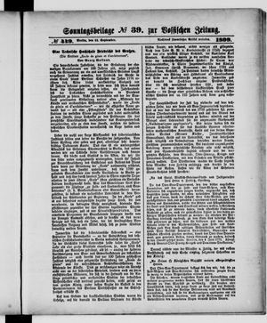 Königlich privilegirte Berlinische Zeitung von Staats- und gelehrten Sachen vom 24.09.1899