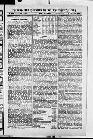 Königlich privilegirte Berlinische Zeitung von Staats- und gelehrten Sachen vom 01.10.1899