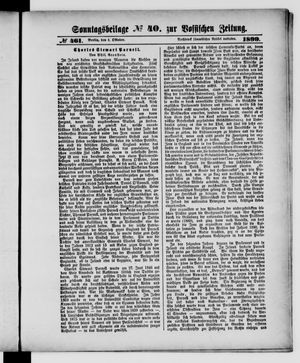 Königlich privilegirte Berlinische Zeitung von Staats- und gelehrten Sachen vom 01.10.1899