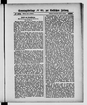 Königlich privilegirte Berlinische Zeitung von Staats- und gelehrten Sachen vom 08.10.1899