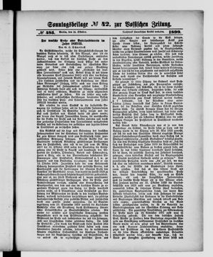 Königlich privilegirte Berlinische Zeitung von Staats- und gelehrten Sachen vom 15.10.1899