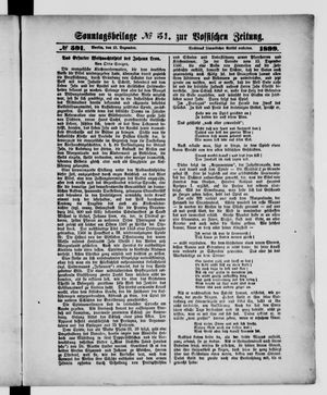 Königlich privilegirte Berlinische Zeitung von Staats- und gelehrten Sachen vom 17.12.1899