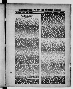 Königlich privilegirte Berlinische Zeitung von Staats- und gelehrten Sachen vom 31.12.1899