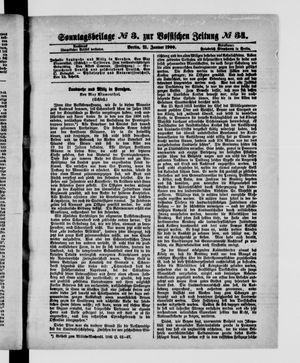 Königlich privilegirte Berlinische Zeitung von Staats- und gelehrten Sachen on Jan 21, 1900
