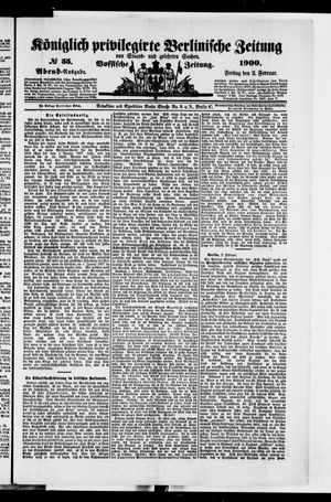 Königlich privilegirte Berlinische Zeitung von Staats- und gelehrten Sachen on Feb 2, 1900