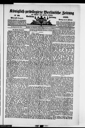Königlich privilegirte Berlinische Zeitung von Staats- und gelehrten Sachen on Feb 5, 1900