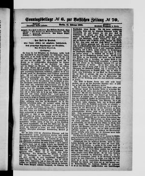 Königlich privilegirte Berlinische Zeitung von Staats- und gelehrten Sachen vom 11.02.1900