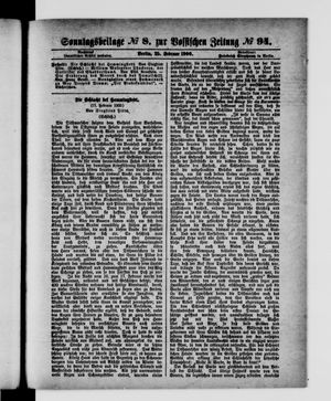 Königlich privilegirte Berlinische Zeitung von Staats- und gelehrten Sachen on Feb 25, 1900