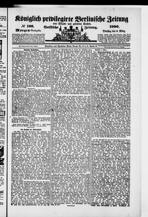 Königlich privilegirte Berlinische Zeitung von Staats- und gelehrten Sachen vom 06.03.1900