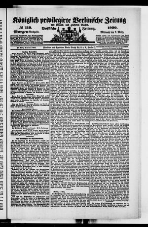 Königlich privilegirte Berlinische Zeitung von Staats- und gelehrten Sachen vom 07.03.1900