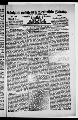 Königlich privilegirte Berlinische Zeitung von Staats- und gelehrten Sachen vom 31.03.1900