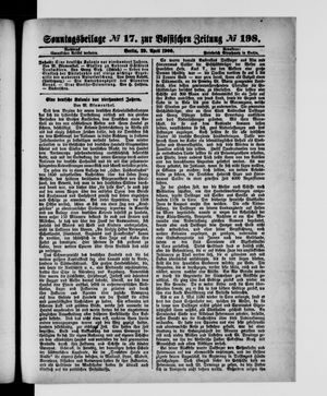 Königlich privilegirte Berlinische Zeitung von Staats- und gelehrten Sachen on Apr 29, 1900