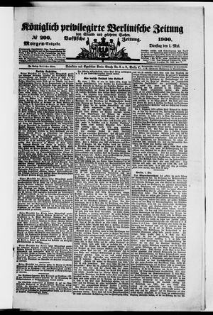 Königlich privilegirte Berlinische Zeitung von Staats- und gelehrten Sachen vom 01.05.1900