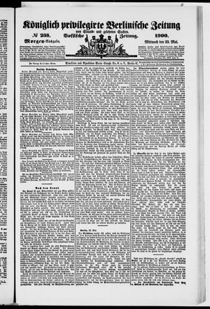 Königlich privilegirte Berlinische Zeitung von Staats- und gelehrten Sachen on May 23, 1900
