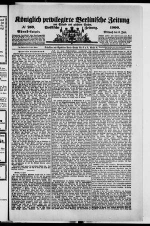 Königlich privilegirte Berlinische Zeitung von Staats- und gelehrten Sachen on Jun 6, 1900