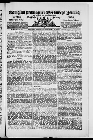 Königlich privilegirte Berlinische Zeitung von Staats- und gelehrten Sachen on Jun 7, 1900