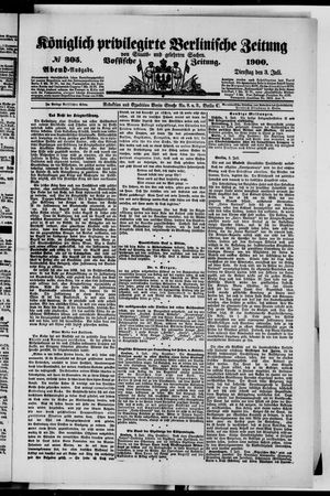 Königlich privilegirte Berlinische Zeitung von Staats- und gelehrten Sachen vom 03.07.1900