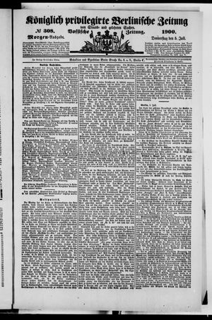 Königlich privilegirte Berlinische Zeitung von Staats- und gelehrten Sachen vom 05.07.1900