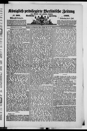 Königlich privilegirte Berlinische Zeitung von Staats- und gelehrten Sachen vom 05.07.1900