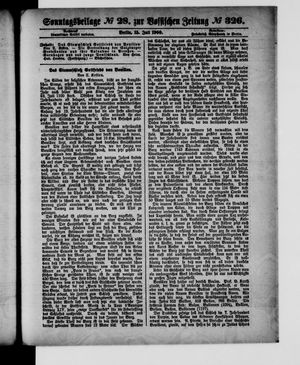 Königlich privilegirte Berlinische Zeitung von Staats- und gelehrten Sachen vom 15.07.1900