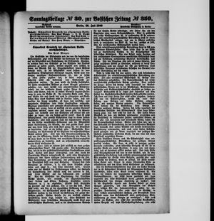 Königlich privilegirte Berlinische Zeitung von Staats- und gelehrten Sachen vom 29.07.1900