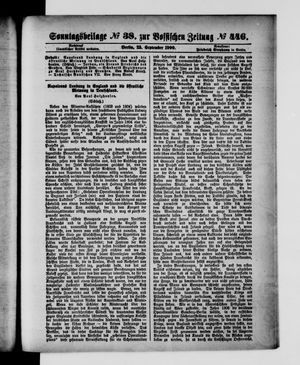Königlich privilegirte Berlinische Zeitung von Staats- und gelehrten Sachen vom 23.09.1900
