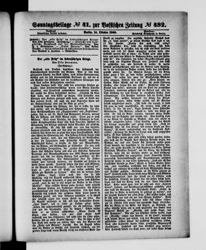 Königlich privilegirte Berlinische Zeitung von Staats- und gelehrten Sachen vom 14.10.1900