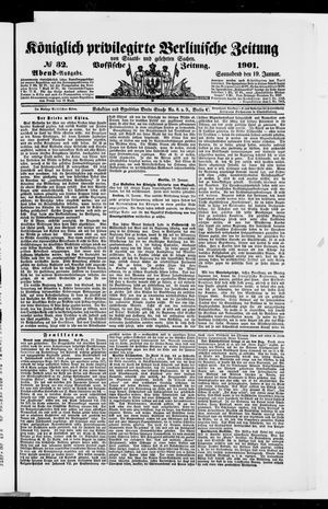 Königlich privilegirte Berlinische Zeitung von Staats- und gelehrten Sachen vom 19.01.1901