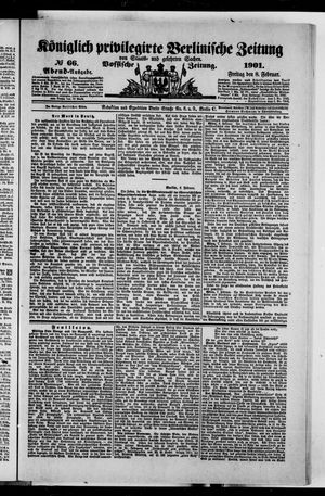Königlich privilegirte Berlinische Zeitung von Staats- und gelehrten Sachen on Feb 8, 1901