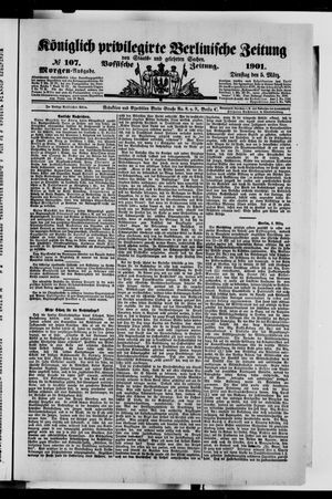 Königlich privilegirte Berlinische Zeitung von Staats- und gelehrten Sachen vom 05.03.1901