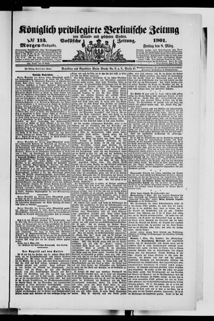 Königlich privilegirte Berlinische Zeitung von Staats- und gelehrten Sachen vom 08.03.1901