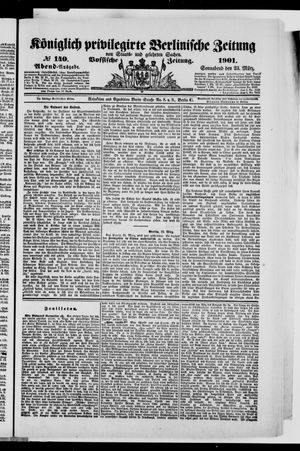 Königlich privilegirte Berlinische Zeitung von Staats- und gelehrten Sachen vom 23.03.1901