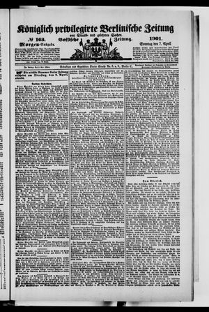 Königlich privilegirte Berlinische Zeitung von Staats- und gelehrten Sachen vom 07.04.1901