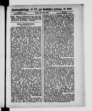 Königlich privilegirte Berlinische Zeitung von Staats- und gelehrten Sachen vom 28.04.1901