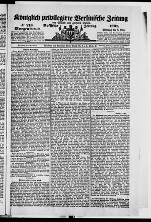 Königlich privilegirte Berlinische Zeitung von Staats- und gelehrten Sachen vom 08.05.1901