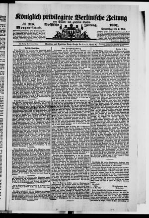 Königlich privilegirte Berlinische Zeitung von Staats- und gelehrten Sachen vom 09.05.1901