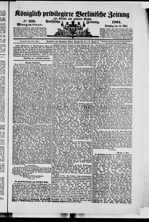 Königlich privilegirte Berlinische Zeitung von Staats- und gelehrten Sachen vom 14.05.1901