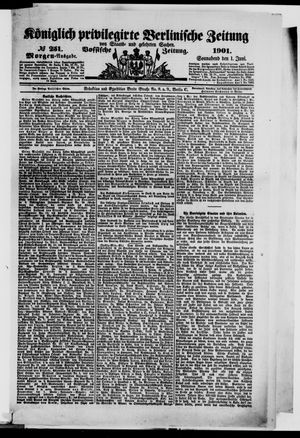 Königlich privilegirte Berlinische Zeitung von Staats- und gelehrten Sachen vom 01.06.1901