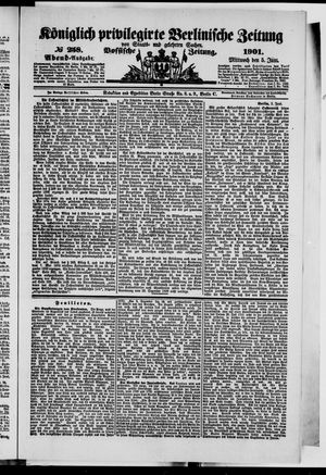 Königlich privilegirte Berlinische Zeitung von Staats- und gelehrten Sachen vom 05.06.1901