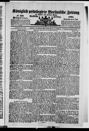 Königlich privilegirte Berlinische Zeitung von Staats- und gelehrten Sachen vom 06.06.1901
