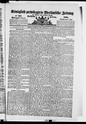 Königlich privilegirte Berlinische Zeitung von Staats- und gelehrten Sachen vom 11.06.1901