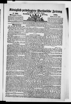 Königlich privilegirte Berlinische Zeitung von Staats- und gelehrten Sachen vom 21.06.1901
