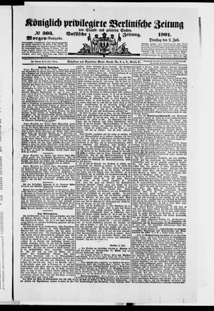Königlich privilegirte Berlinische Zeitung von Staats- und gelehrten Sachen vom 02.07.1901