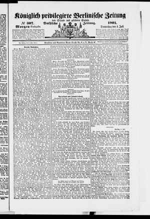 Königlich privilegirte Berlinische Zeitung von Staats- und gelehrten Sachen vom 04.07.1901