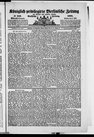Königlich privilegirte Berlinische Zeitung von Staats- und gelehrten Sachen vom 05.07.1901