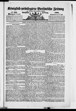 Königlich privilegirte Berlinische Zeitung von Staats- und gelehrten Sachen vom 13.07.1901