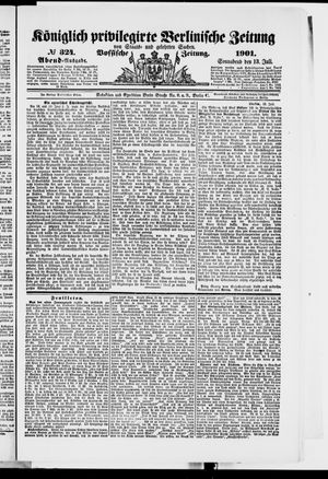 Königlich privilegirte Berlinische Zeitung von Staats- und gelehrten Sachen vom 13.07.1901