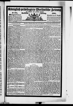 Königlich privilegirte Berlinische Zeitung von Staats- und gelehrten Sachen vom 10.08.1901